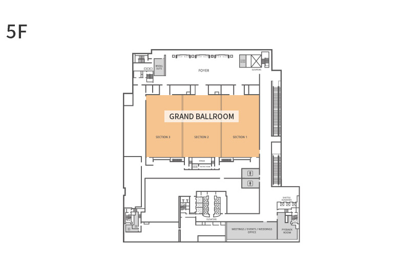 GRAND BALLROOM Floor Plan