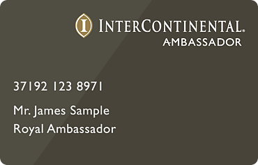 Intercontinental Ambassador Membership Intercontinental