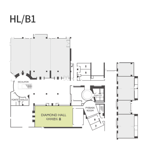 HL, B1 Floorplan
